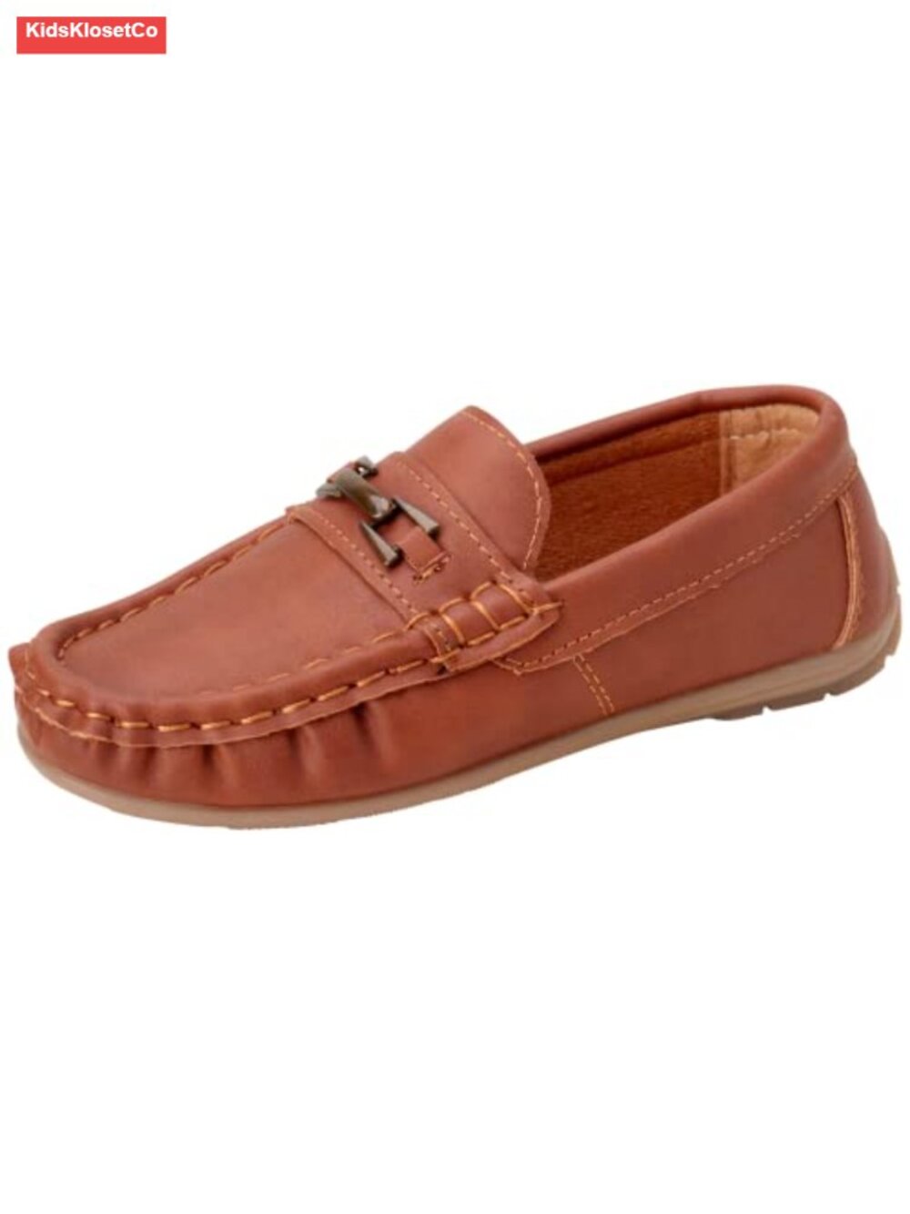 Toddler Boys Slip-On Driving Loafers Faux Leather Mocc